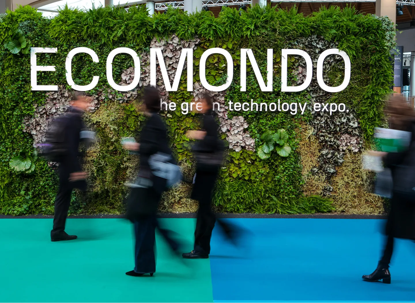 Immagine che rappresenta l'ingresso della fiera Ecomondo.